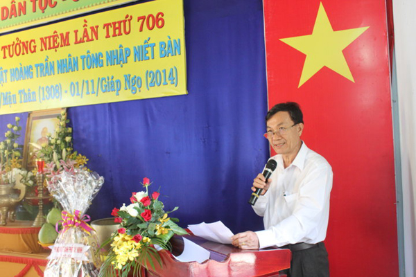 Tay Ninh province marks 706th passing away anniversary of King Trần Nhân Tông